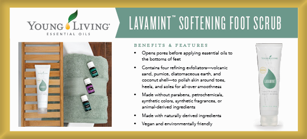 Lava Mint Foot Scrub
