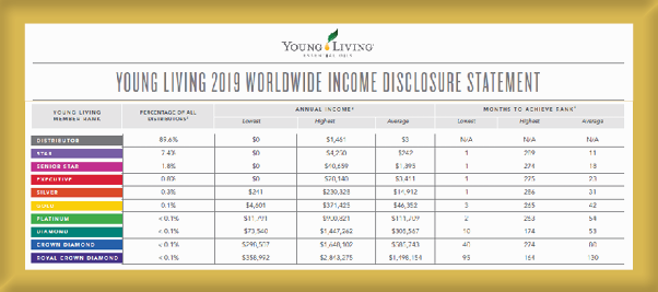 YL Income Disclosure Statement 2019